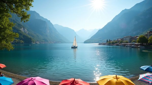 Les plus belles plages du lac d'Annecy pour se baigner cet ete